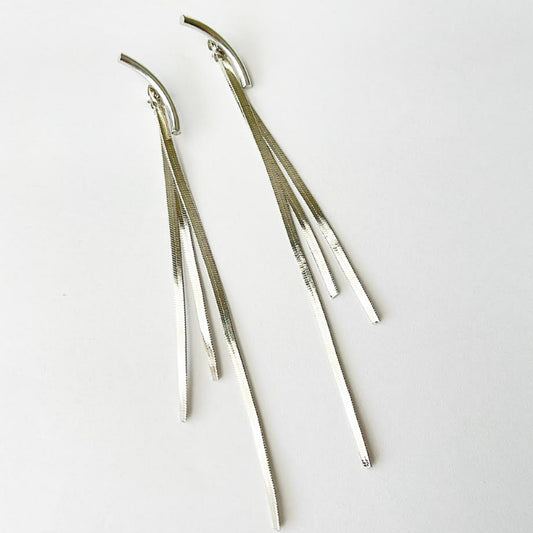 Glam Up Earrings (Silver)